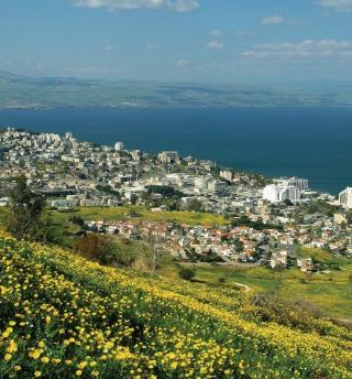 Tiberias and lake of Galilee